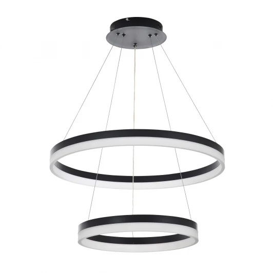 L10823-60-40 BK Подвесной светильник светодиодный с пультом с регулировкой цветовой температуры и яркости LED4U LED4U L10823-60-40 BK