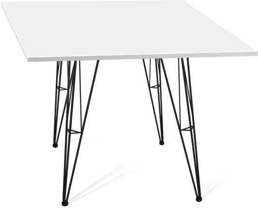 5658750401 Стол SHT-TU10/80/80 ЛДСП черный муар/белый Sheffilton SHT-TU10 5658750401