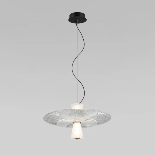 40029/1 LED/ белый Подвесной светильник Eurosvet Titania 40029/1 LED белый (220V, на тросе, круглые)