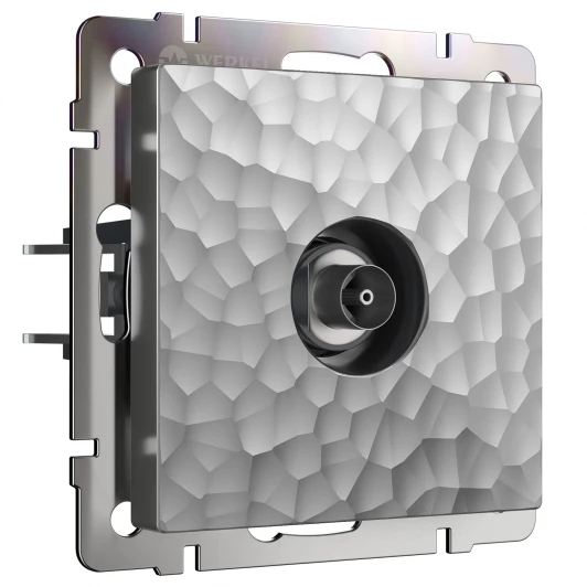 W1283006 ТВ-розетка оконечная (hammer серебряный) Werkel W1283006 (a052091)