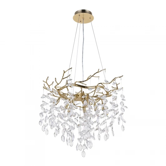 MS.2104.600 GD Подвесная люстра хрустальная Modelux MODESTYLE MS.2104.600 GD