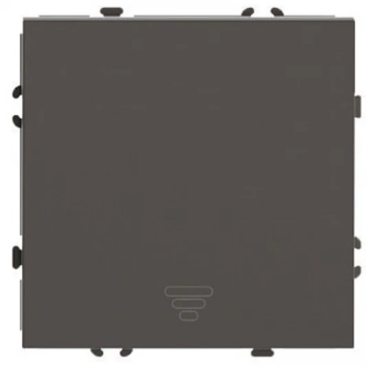 50366 Выключатель одноклавишный самовозвратный (антрацит, soft touch) Stekker Эмили 50366