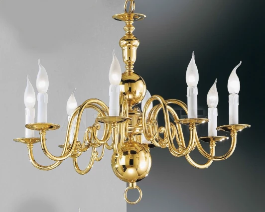 7065/8 Подвесная люстра Nervilamp 7065 7065/8 (220V, на цепи, подсвечник, свеча)