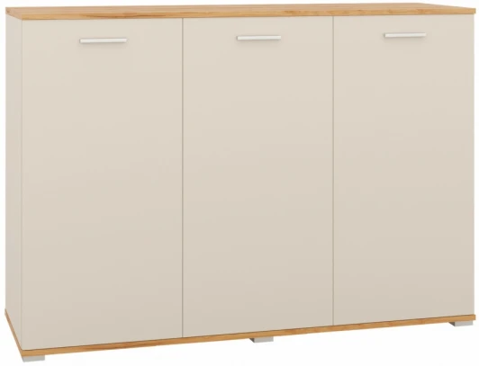 559207 Комод Woodville Кассандра 138 дуб крафт золотой / кашемир 559207