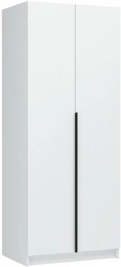 586593 Шкаф Woodville Широн 800 белый / белый арт.586593