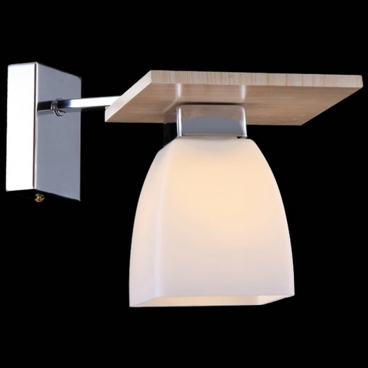 11401/1W CHROME, WHITE OAK Бра Natali Kovaltseva Trento 11401/1W CHROME, WHITE OAK