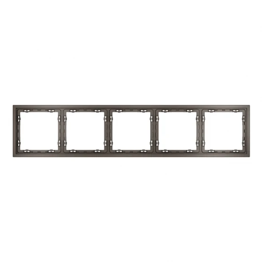 VLS100514 Рамка пластиковая на 5 пост (капучино) Voltum S70 VLS100514