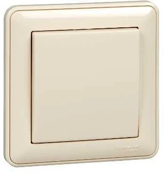 VS110-154-28 Выключатель встраиваемый одноклавишный (слоновая кость) Systeme Electric W59 VS110-154-28
