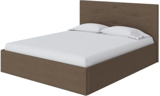 1916208 PROxSON Кровать Mono (Ткань: Рогожка Тетра Ореховый) 140x200