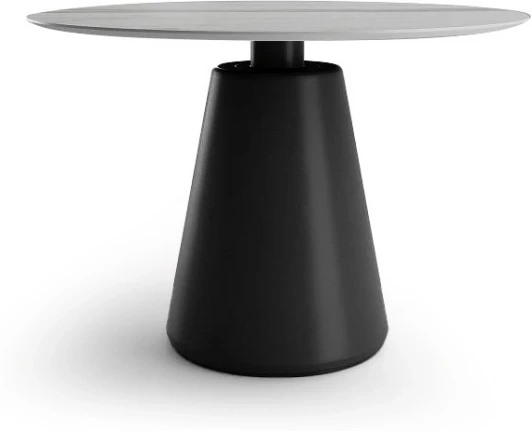 Н0000038682 Стол Top Concept круглый Ikon 100, керамика матовая, белая