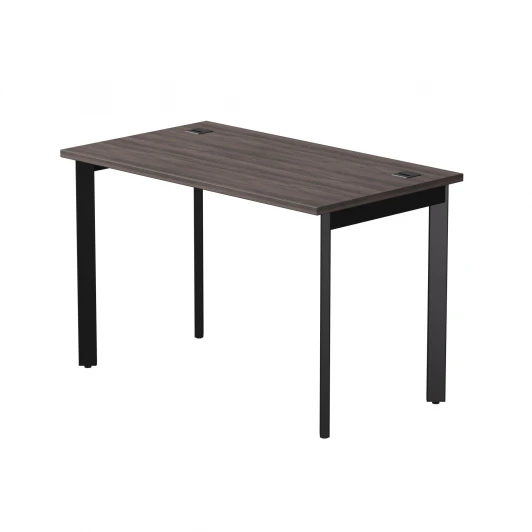 254S002DK9005 Стол прямой Everprof EVO (ЭВО) на металлокаркасе 1180х670х755 мм опоры 45гр Дуб Пасадена/Черный 254S002DK9005