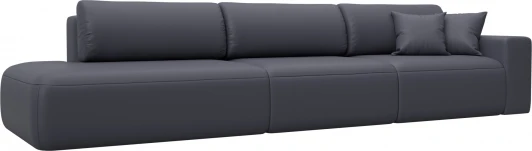 127693 Диван прямой Лига-036 НПБ Модерн Лонг подлокотник справа Лига Диванов (Экокожа) арт.127693