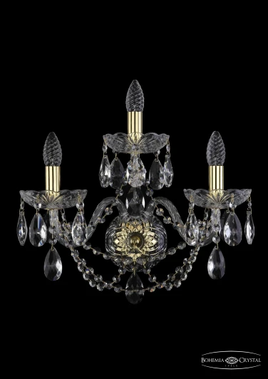 1406B/2+1/195/XL/G Бра Bohemia 1406 1406B/2+1/195/XL/G