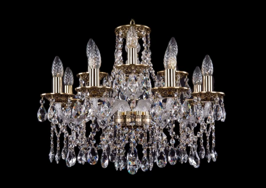 1613/8+4/200/GB Подвесная люстра Bohemia 1613 1613/8+4/200/GB