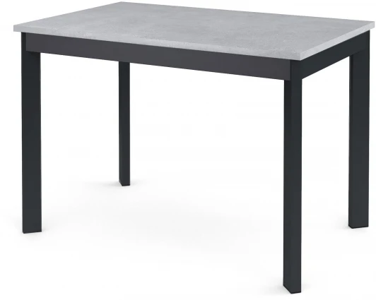 00-00062538 Стол L110 Бетон (ЛДСП EGGER)/Опоры черный Dikline 00-00062538