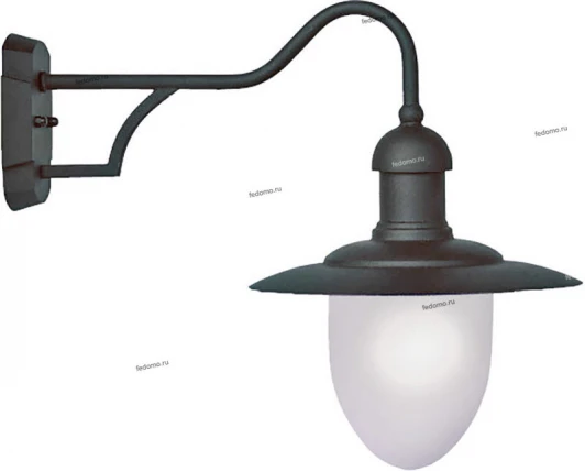 05-007-01WB Бра уличное Adelluce, 1 плафон, черный, белый