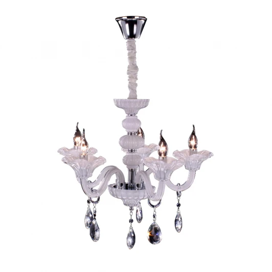 CL351150 Подвесная люстра Citilux Ирида CL351150 (220V, хрусталь, на цепи, подсвечник, свеча)