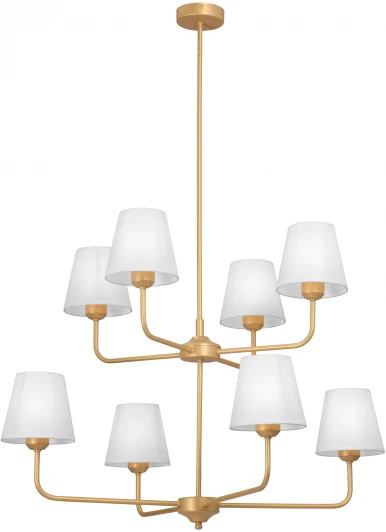 V3923-8/8PL Потолочная люстра на штанге Vitaluce V3923-8/8PL, 8xE14 макс. 40Вт (220V)