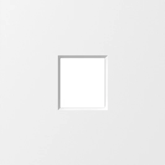 DE85933 Накладка 1-я для розеток RJ45,TV,SAT, матовый белый Donel A07 DE85933