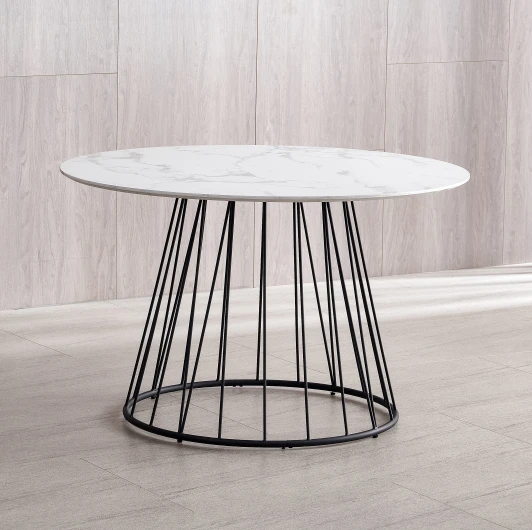 HSBI_DT2263_white Стол обеденный Evoke Enchantment Hesby МДФ/Белый арт.HSBI_DT2263_white