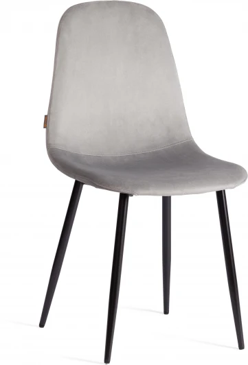 21135 Обеденный стул Tetchair BREEZE (Велюр,Металл /Серый)