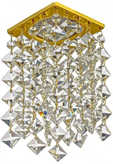 Tayo GU10.5.14.8x8.116 G Встраиваемый светильник хрустальный Dio D'Arte Tayo Gold GU10.5.14.8x8.116 G