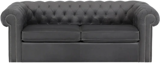 344289 Диван Chesterfield ОГОГО (арт.344289), (Ткань/Серый)
