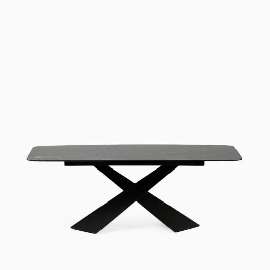 S-Tyr7-200х100-N-CM-PVC-SUP-MS-typeA-arcR100-1 Обеденный стол Reagan 200х100 COSMO RED арт.S-Tyr7-200х100-N-CM-PVC-SUP-MS-typeA-arcR100-1