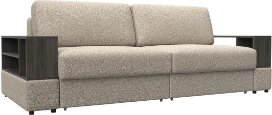 129064 Диван прямой с 2 полками Лига-055 НПБ Лига Диванов (Велюр) арт.129064