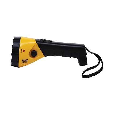 HL332L (084-005-0002) Фонарь ручной светодиодный Horoz Puskas, желтый с черным, холодный (6400K)
