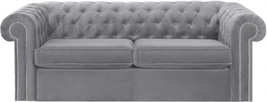 344635 Диван Chesterfield ОГОГО (арт.344635), (Ткань/Серый)
