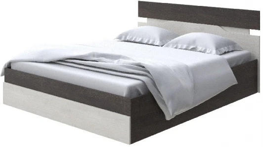 2015825 Без бренда Кровать Milton с подъемным механизмом (ЛДСП Дуб Кантербери/Дуб Шамони светлый (124)) 180x190