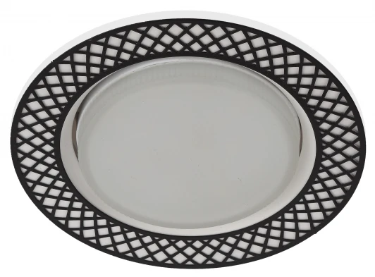 KL79 WH/BK Встраиваемый точечный светильник Эра KL79 WH/BK