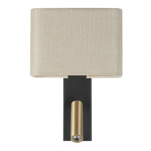 CL704483 Бра с песочным абажуром и выключателем с подсветкой для чтения Citilux Dekart CL704483