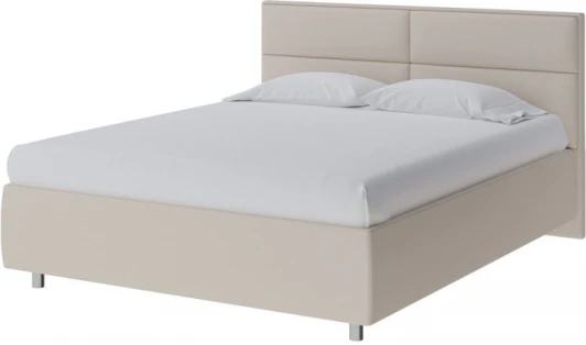 1909501 PROxSON Кровать Pado без основания (Ткань: Рогожка Savana Milk (молочный)) 90x200