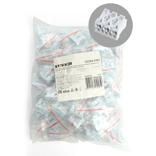 32736 Клемма монтажная Stekker 32736