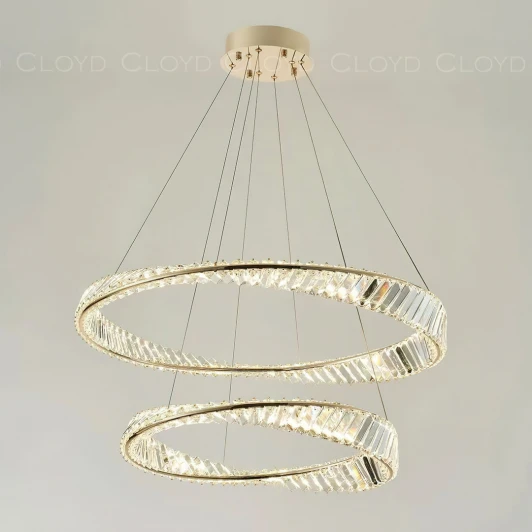 11459 Подвесной светильник ярусный светодиодный кольцо Cloyd Pauli 11459 (220V, на тросе, кольцо)