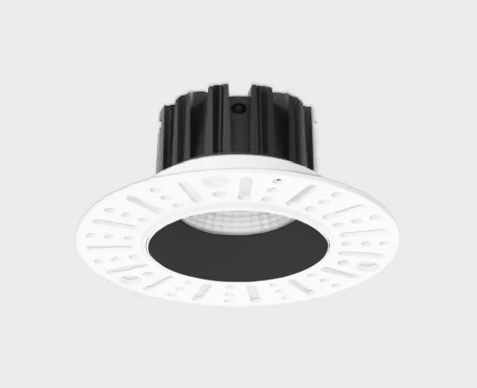 IT02-028 black 3000K Встраиваемый светодиодный светильник под гипсокартон Italline IT02-028 black 3000K (220V, круглые, IP44)