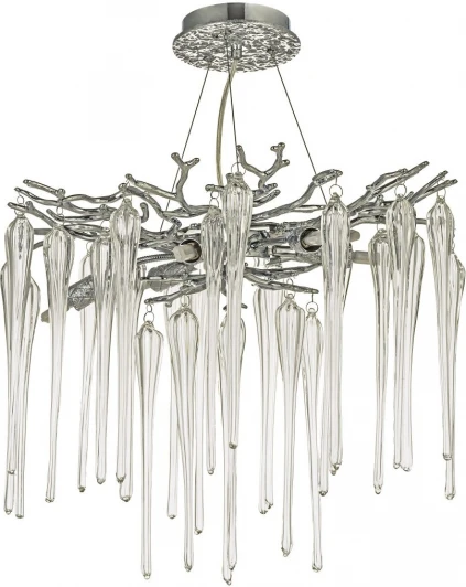 Tavenna H 1.5.46.101 N Подвесная люстра Dio D`arte Tavenna Nickel Tavenna H 1.5.46.101 N (220V, хрусталь, на тросе)