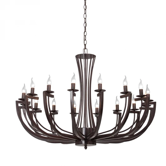 V3295-7/16 Подвесная люстра Vitaluce V3295-7/16 (220V, на цепи, свеча, круглые)