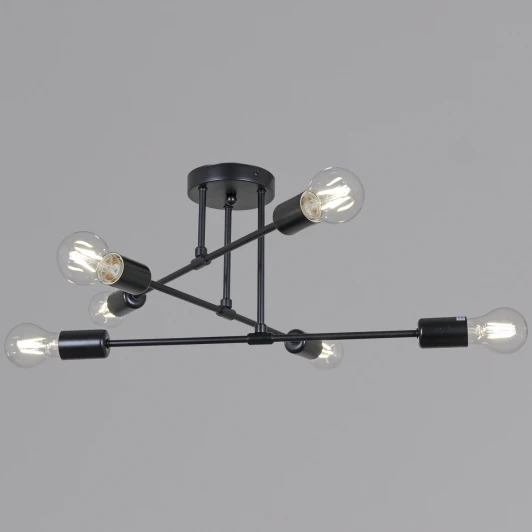 90800-0.3-06 BK Потолочная люстра на штанге Reluce 90800-0.3-06 BK