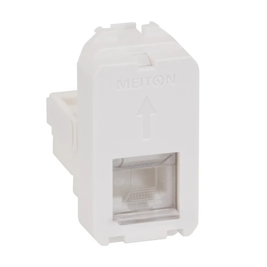 A4279C5E Розетка интернет RG45 5 CAT 1 модульная Meiton A4279C5E
