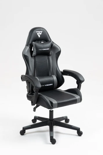 УТ000039476 Кресло спортивное TopChairs Commander черно-серый арт.УТ000039476