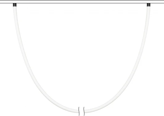 035385 Трековый светильник магнитный светодиодный MAG-FLEX-TUBE-ELASTIC-L5000-70W Day4000 (BK, 360 deg, 48V) (Arlight, IP20 Металл) 035385