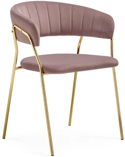 15474 Стул Woodville на металлокаркасе Kamelia 1 light purple /gold 15474