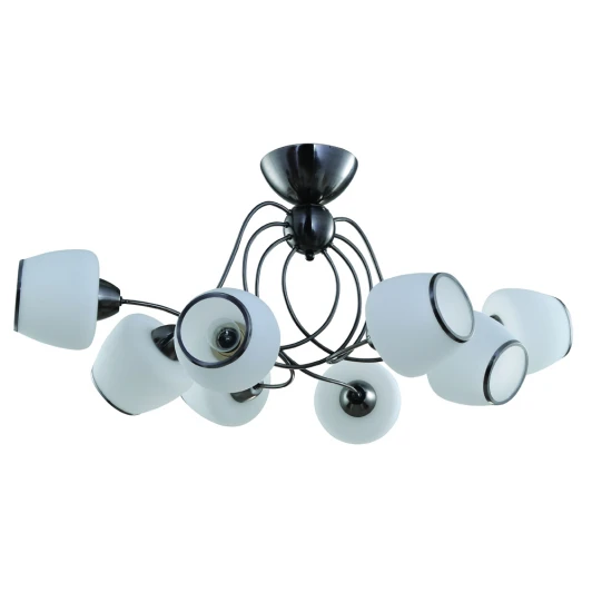 816/8PF-Darkchrome Потолочная люстра IDLamp 816 816/8PF-Darkchrome