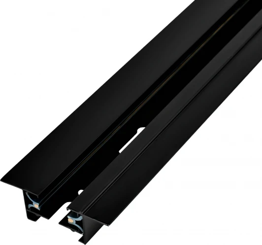 ESTR10009 Встраиваемый шинопровод под гипсокартон однофазный металл/медь, черный, 2 метра Escada Prima ESTR10009