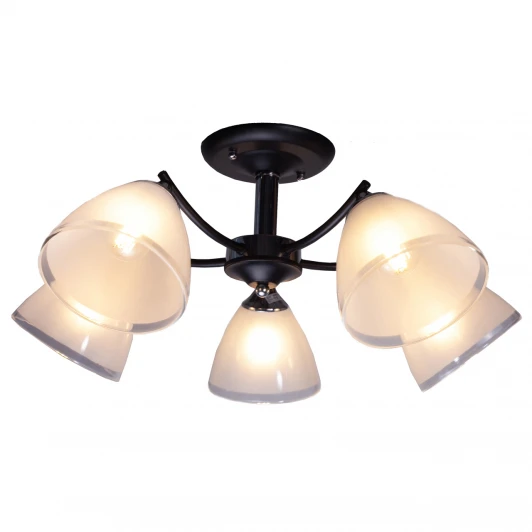 MD.1092-5-S BK+CH Потолочная люстра Imex MD.1092-5-S BK+CH