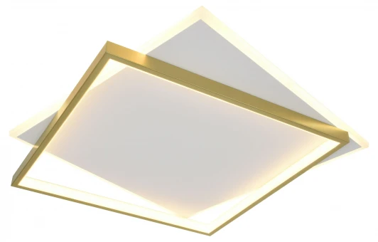 Lima CLL-1-82-RC WH+GD Потолочный светильник светодиодный с пультом ЭРА Lima CLL-1-82-RC WH+GD