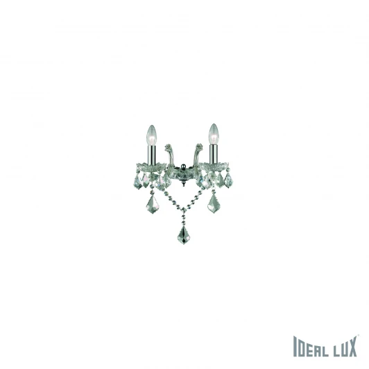 FLORIAN AP2 CROMO Бра Ideal Lux Florian AP2 CROMO